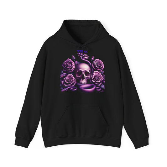 Unisex  Hoodie (Skull/Roses)